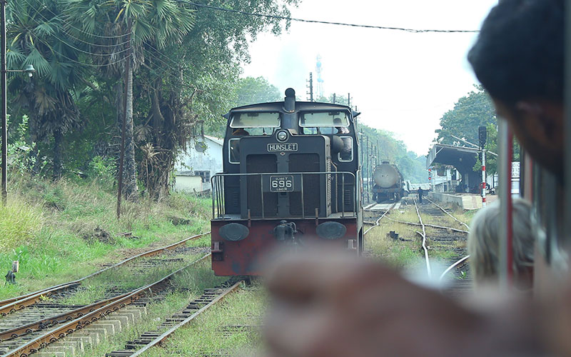 Jaffna by rail from Matara