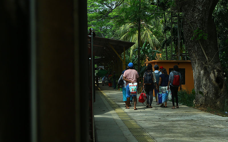 Jaffna by rail from Matara