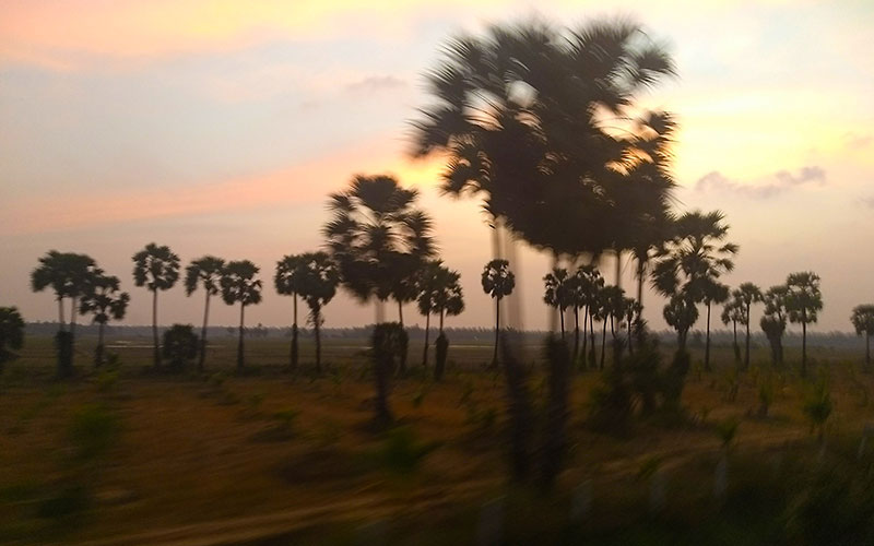 Jaffna by rail from Matara
