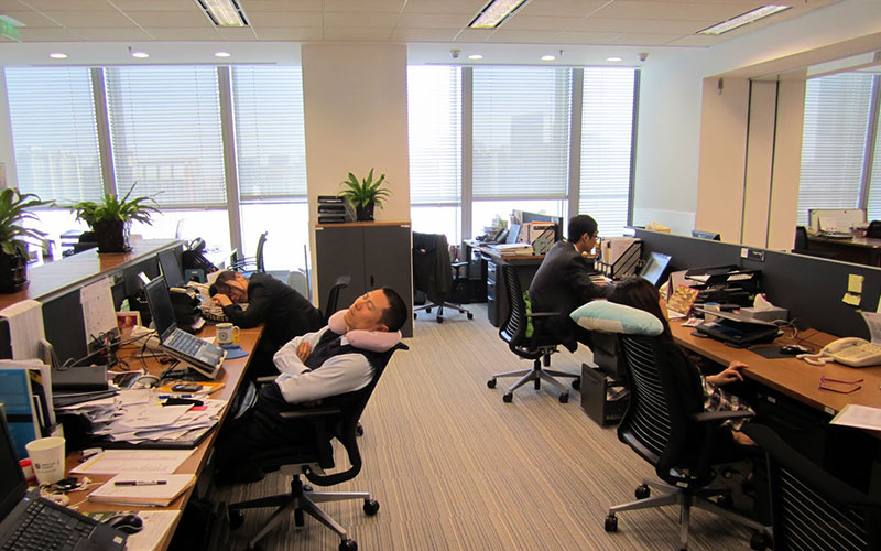 Sleep while working