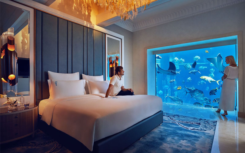 Worlds under sea hotels