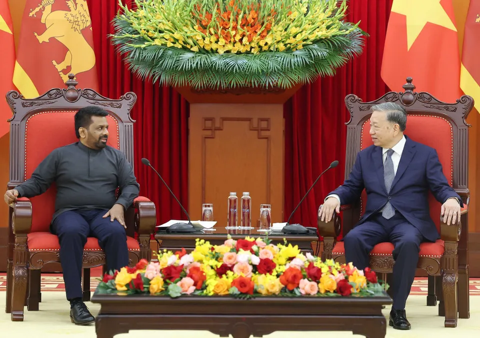ජනපති අනුර වියට්නාම් කොමියුනිස්ට් පක්ෂයේ මහලේකම් හමුවෙයි (ඡායාරූප) 3 2 tong bi thu to lam tiep tong thong sri lanka 8011618