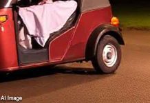 ත්රීරෝද රථයක් තුළ සැකකටයුතු මරණයක්