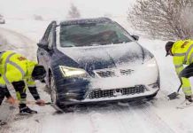 එක්සත් රාජධානියට අධික සීතලක්