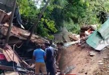 කඩුගන්නාවේ වෙළඳසැලක් මතට පස් කන්දක් කඩා වැටීමෙන් එක් අයෙක් ජීවිතක්ෂයට