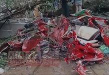 ත්රීරෝද රථයක් මතට ගසක් කඩා වැටී සිදු වූ අනතුරින් අයෙක් මරුට