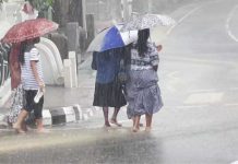 අද සිට වැසි තත්ත්වයේ වැඩිවීමක්