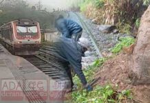 උඩරට දුම්රිය ගමනාගමනයට යළි බාධා