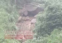 මහනුවර – නුවරඑළිය මාර්ගය ගැරඬිඇල්ලෙන් වසා දැමේ