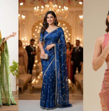 උදෑසන / රාත්රී උත්සවයකට ලංකාවේ සමට ගැලපෙන පාට