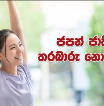 ජපන් ජාතිකයන් තරබාරු නොවන්නේ ඇයි
