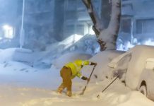 හිමෙන් වැසි යන නියෝර්ක් නගරය