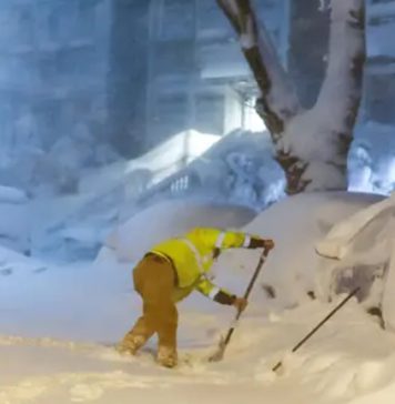 හිමෙන් වැසි යන නියෝර්ක් නගරය