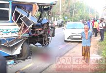 වාද්දූවේ බස් අනතුරින් තුවාල ලැබූ එක් රියදුරෙකු ජීවිතක්ෂයට