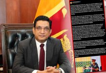 සුරේෂ් සලේ අත්අඩංගුවට ගැනීම ගැන හිටපු අධිකරණ ඇමති සබ්රිගෙන් X සටහනක්