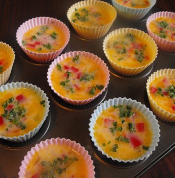 ලේසියට හදන්න Bell pepper egg muffins