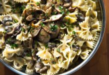 Button mushroom පාස්තා හදල බලමු