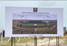 ජනපති මුල් ගල තැබූ යාපනය ක්රීඩා පිටියේ වැඩ අත්හිටුවයි!