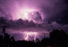 ප්රබල අකුණු සම්බන්ධව අවවාදාත්මක නිවේදනයක්