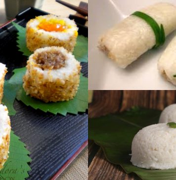 අලුත් අවුරුදු තේ මේසයට කිරිබත් වර්ග තුනක්