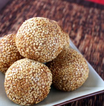 හවස තේවලට ගන්න තල බෝල හදමු