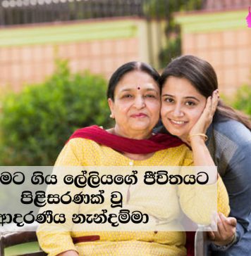 විනාශ වීමට ගිය ලේලියගේ ජීවිතයට පිළිසරණක් වූ ආදරණීය නැන්දම්මා
