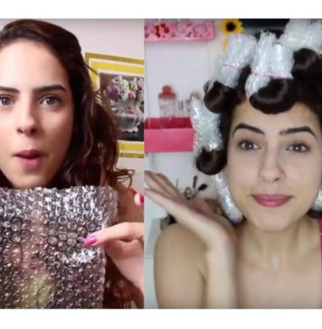 Bubble Wrap වලින් කොන්ඩෙ curl කරමු