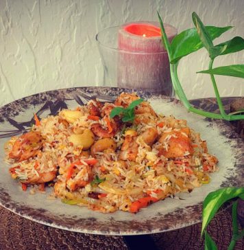 Chicken and Cashew Fried Rice