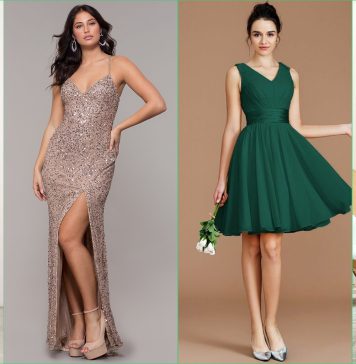 රාත්රී සාදයකදී ඔබට සුන්දර පෙනුමක් ලබා දෙන Evening Dress.