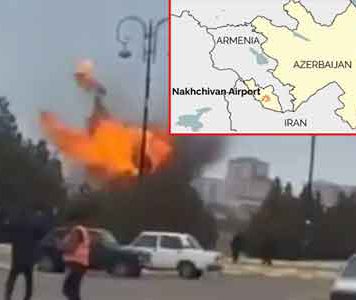 අසර්බයිජානයේ ගුවන්තොටුපොළකට ඉරාන ඩ්රෝන ප්රහාරයක්