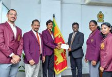 Rebuilding Sri Lanka අරමුදලට ශ්රී ලාංකික ඔලිම්පික් ක්රීඩකයන්ගෙන් මූල්යමය පරිත්යාගයක්