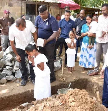 බියගම මැතිවරණ කොට්ඨාසයේ තවත් නිවාස දෙකක ඉදිකිරීම් ආරම්භ කෙරේ