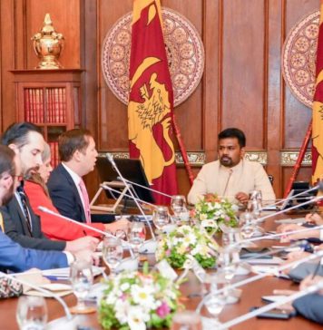 ඇමරිකා එක්සත් ජනපදයේ දකුණු සහ මධ්යම ආසියාව සඳහා විශේෂ නියෝජිතවරයා ජනපති හමු වෙයි