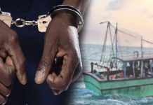 මත්ද්රව්ය හා අවි රැගත් ධීවර යාත්රාවක් අත්අඩංගුවට