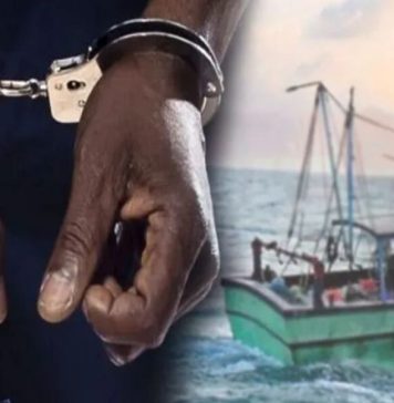 මත්ද්රව්ය හා අවි රැගත් ධීවර යාත්රාවක් අත්අඩංගුවට