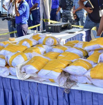 දකුණු මුහුදේ මත්ද්රව්ය වැටලීම