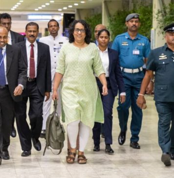 අග්රාමාත්යවරිය පිලිපීනයේ මැනිලා නුවර නිල සංචාරයක