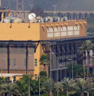 බැග්ඩෑඩ්හි ඇමරිකානු තානාපති කාර්යාලය අසළට මිසයිල ප්රහාරයක්