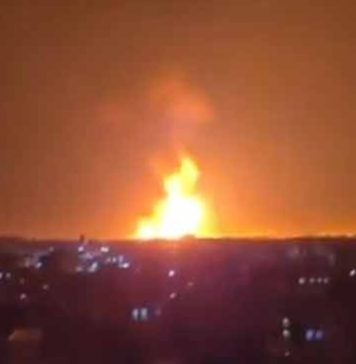 ටෙහෙරානයේ ඉන්ධන ගබඩාවකට ප්රහාරයක්