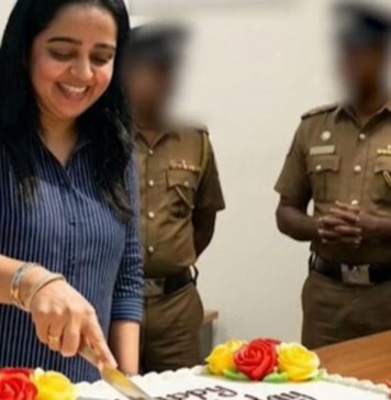 CCDය ඇතුලේ කේක් කපා සමරන්න ගිය සෙව්වන්දිගේ උපන්දිනය