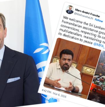 ලංකාව එක්සත් ජාතීන්ගේ සංවිධානයේ පැසසුමට…