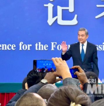 ඇත්ත හතුරන් කවුදැයි චීන විදේශ ඇමති මතක් කරයි