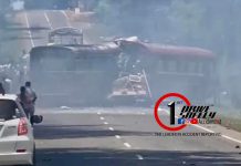 03කට මරු කැඳවූ. 30ක් රෝහලට යැවූ මාරක බස් අනතුර (ඡායා)