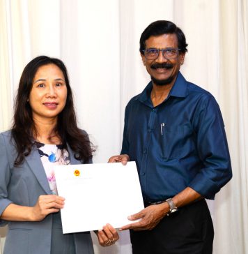 වියට්නාම් තානාපති Trinh Thi Tam ජවිපෙ ප්රධාන ලේකම් හමුවෙයි!