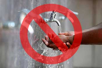 ජල කප්පාදු කාලය අඩු වෙයි