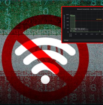 ඉරානයේ අන්තර්ජාලය විසන්ධි කිරීමට අදට දින 37යි