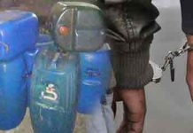 ඩීසල් ලීටර් 826ක් සමග සැකකරුවන් දෙදෙනෙකු අත්අඩංගුවට