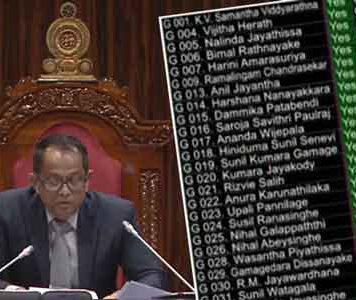 හදිසි තත්ත්වය දීර්ඝ කිරීම වැඩි ඡන්දයෙන් සම්මතයි