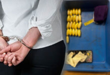 කොකේන් මත්ද්රව්ය තොගයක් සමග විදෙස් කතක් අත්අඩංගුවට