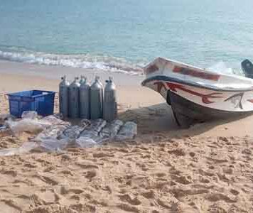 නීතිවිරෝධීව මුහුදු කූඩැල්ලන් ඇල්ලූ 6ක් නාවික හමුදා භාරයට